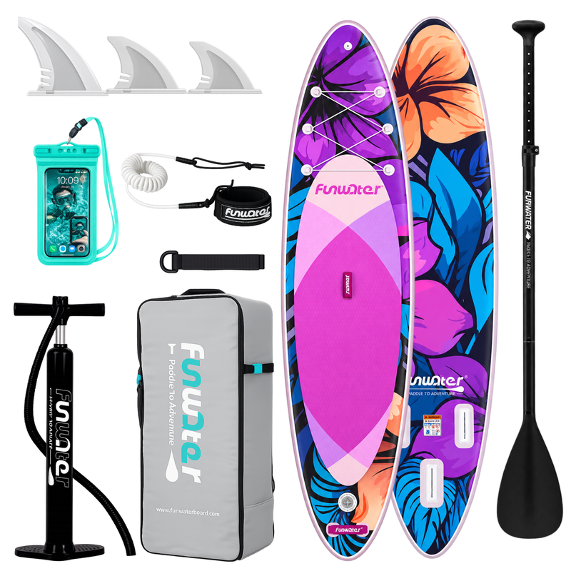 Pack Paddle Gonflable Floral