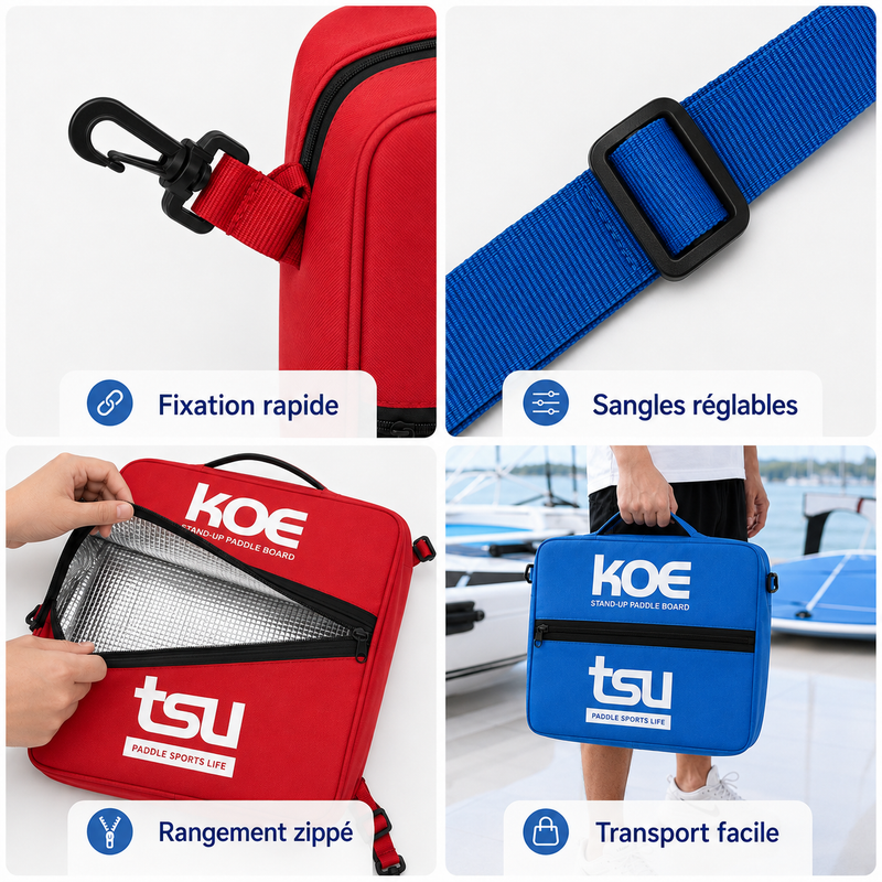 Sac de pont étanche isotherme pour paddle & kayak
