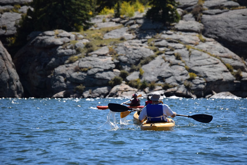 Pagayer en kayak gonflable Nautiya