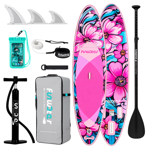 Pack Paddle Gonflable Floral
