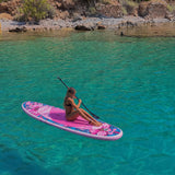 Pack Paddle Gonflable Floral en situation 4