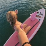 Paddle gonflable Nautiya Tropical en action sur l'eau